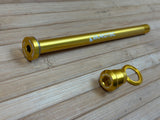 Burgtec Amflow 174mm Rear Axle / Steckachse gold