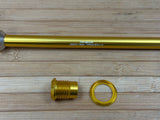 Burgtec Amflow 174mm Rear Axle / Steckachse gold