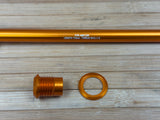 Burgtec Amflow 174mm Rear Axle / Steckachse orange