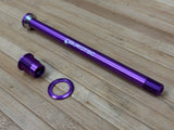 Burgtec Amflow 174mm Rear Axle / Steckachse lila
