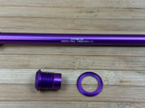 Burgtec Amflow 174mm Rear Axle / Steckachse lila