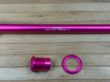 Burgtec Amflow 174mm Rear Axle / Steckachse pink