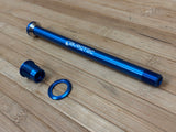 Burgtec Amflow 174mm Rear Axle / Steckachse blau
