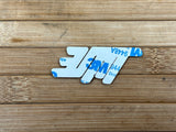 Title Aufkleber / Sticker 1,5" Patch
