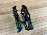 Reverse Components Black One Plattformpedale / Pedale schwarz/hellgrün