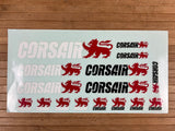 Corsair Aufkleber Set