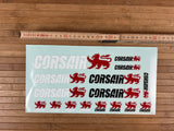 Corsair Aufkleber Set