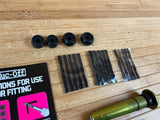 Muc-Off Stealth Tubeless Puncture Plug Set green