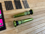 Muc-Off Stealth Tubeless Puncture Plug Set green